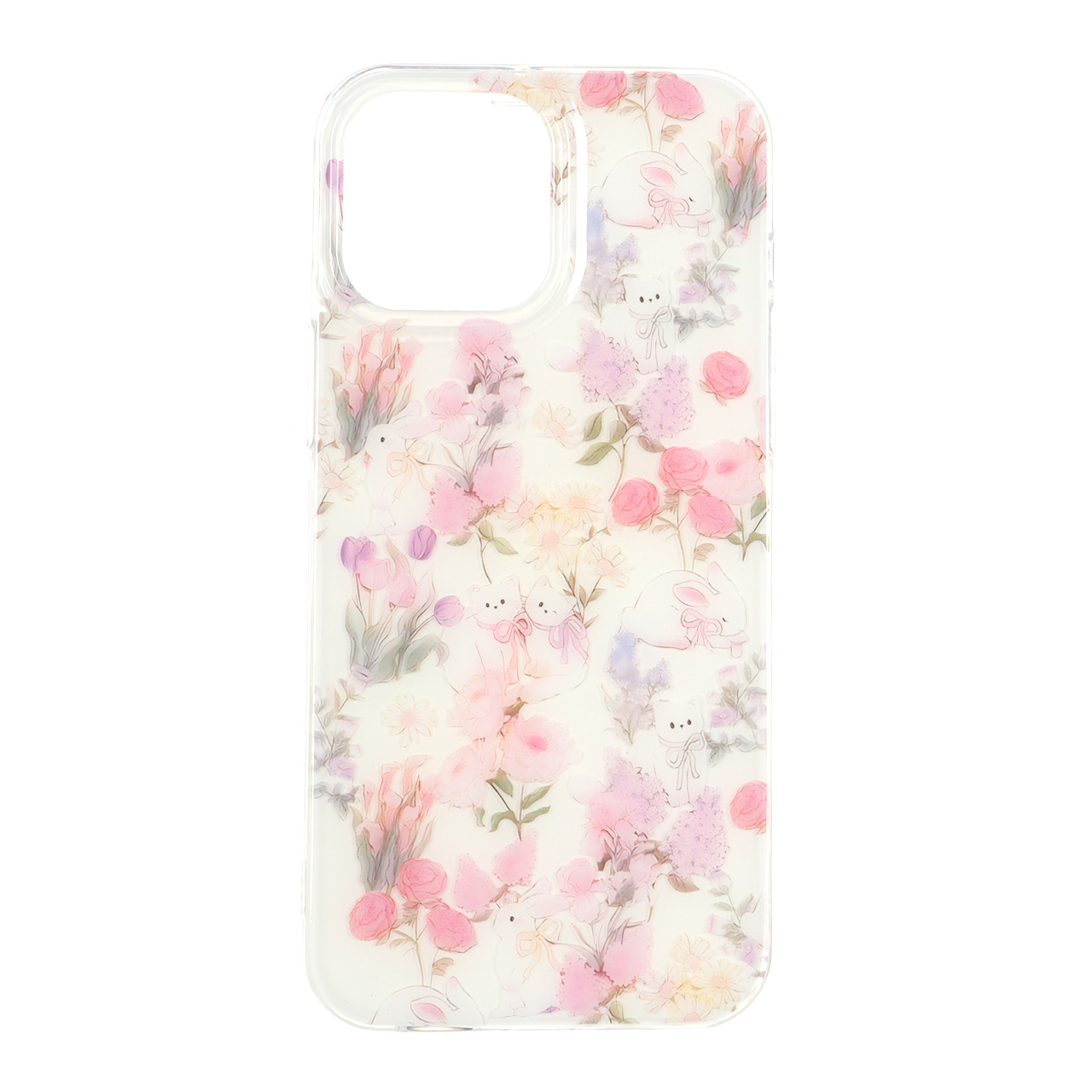 قاب Flower پشت سخت دور ژله ای Apple iPhone 13 Pro Max - طرح 45